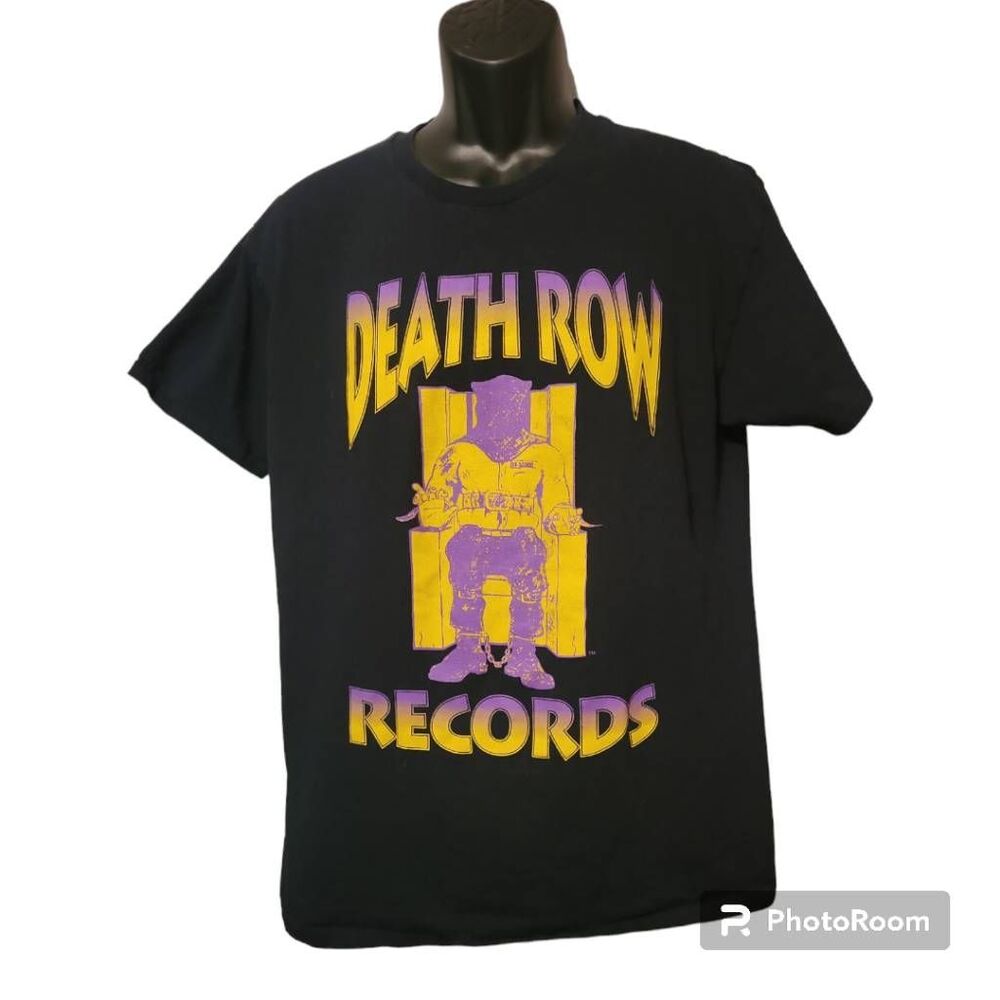 Death Row Records T-shirt Size Large